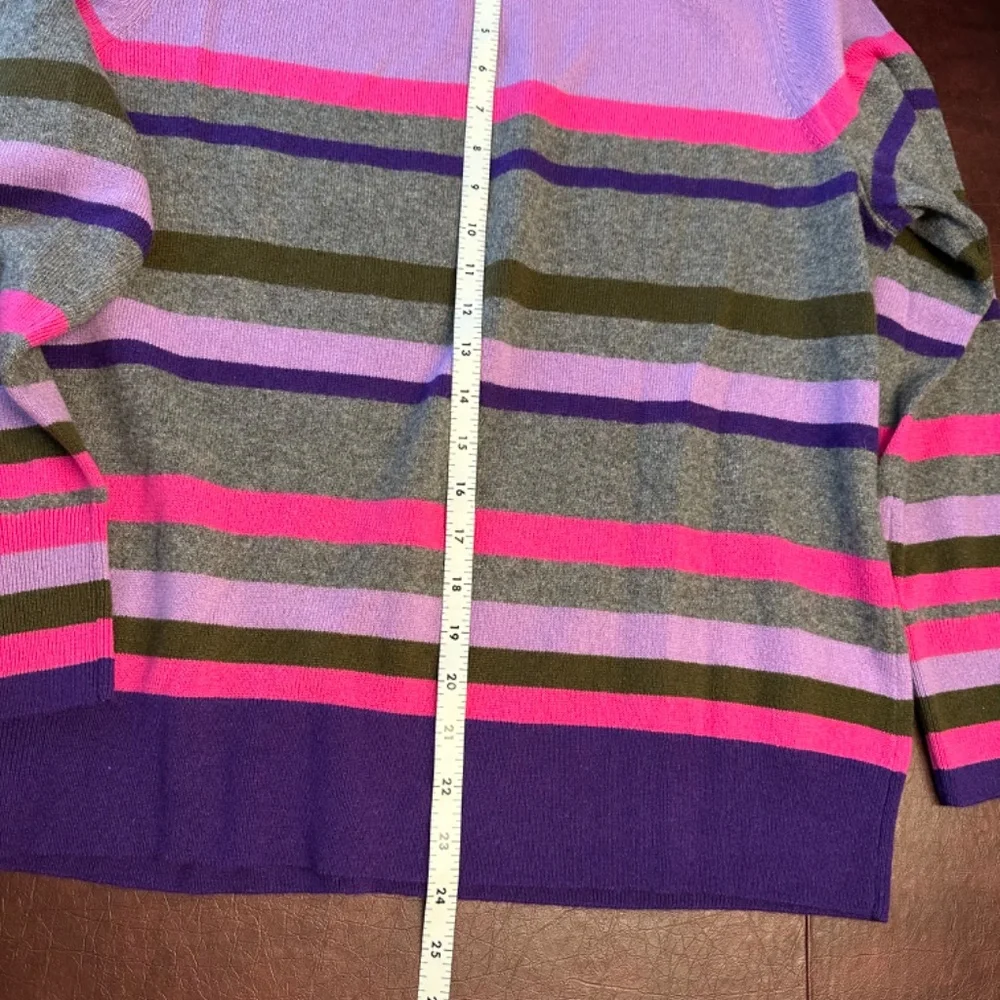 Carlisle Collection purple/grey/pink soft cashmere sweater. Excellent condition - Picture 5 of 7